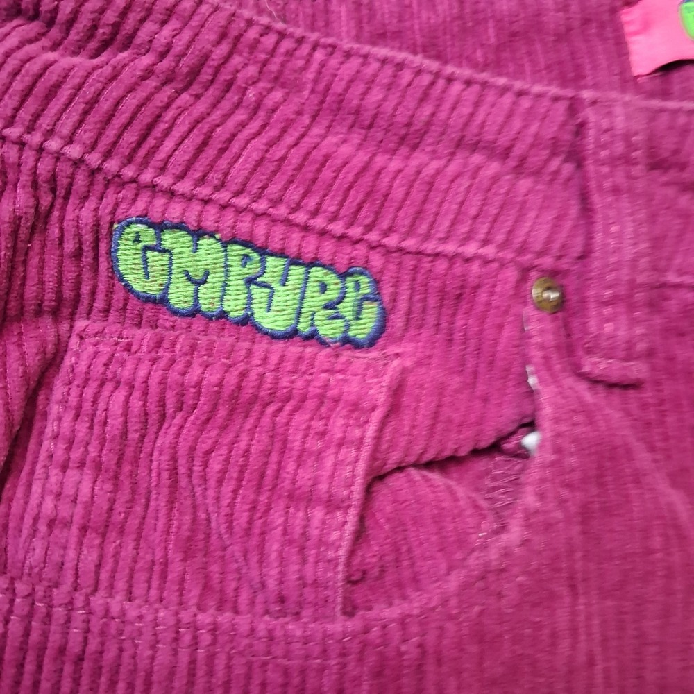 Empyre Tori Magenta Corduroy Pants Wide Leg High Rise Purple Womens Size 0 - Picture 14 of 15